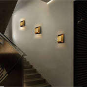 Lumen Fluted Brass Wall Sconce