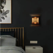 Lumen Fluted Brass Wall Sconce