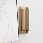 Lumen Fluted Brass Wall Sconce