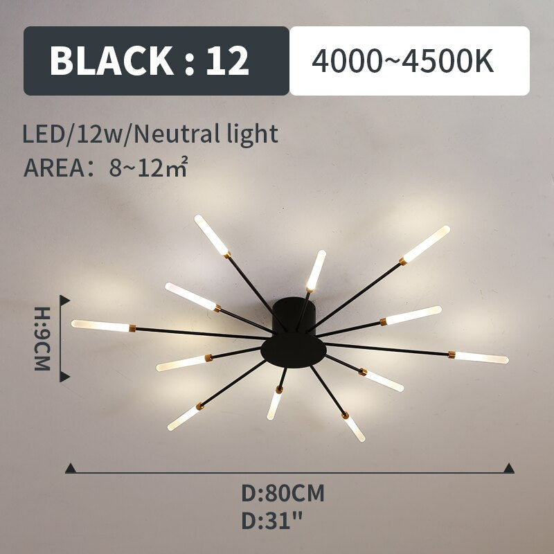 Lumen Fireworks LED Ceiling Light