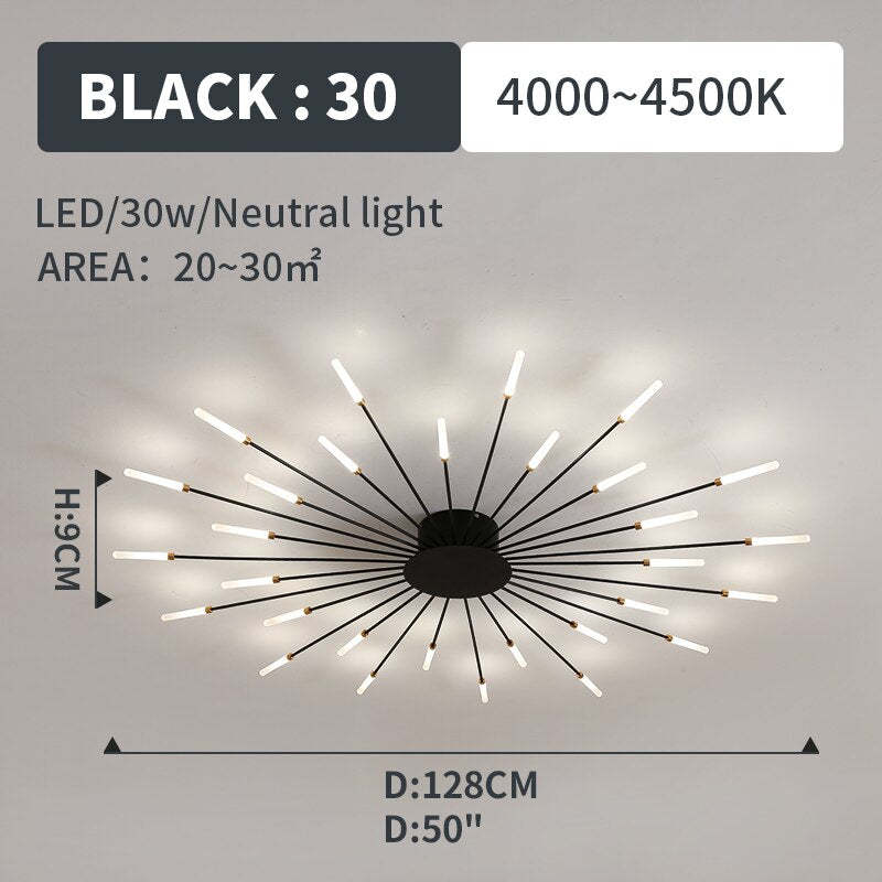 Lumen Fireworks LED Ceiling Light