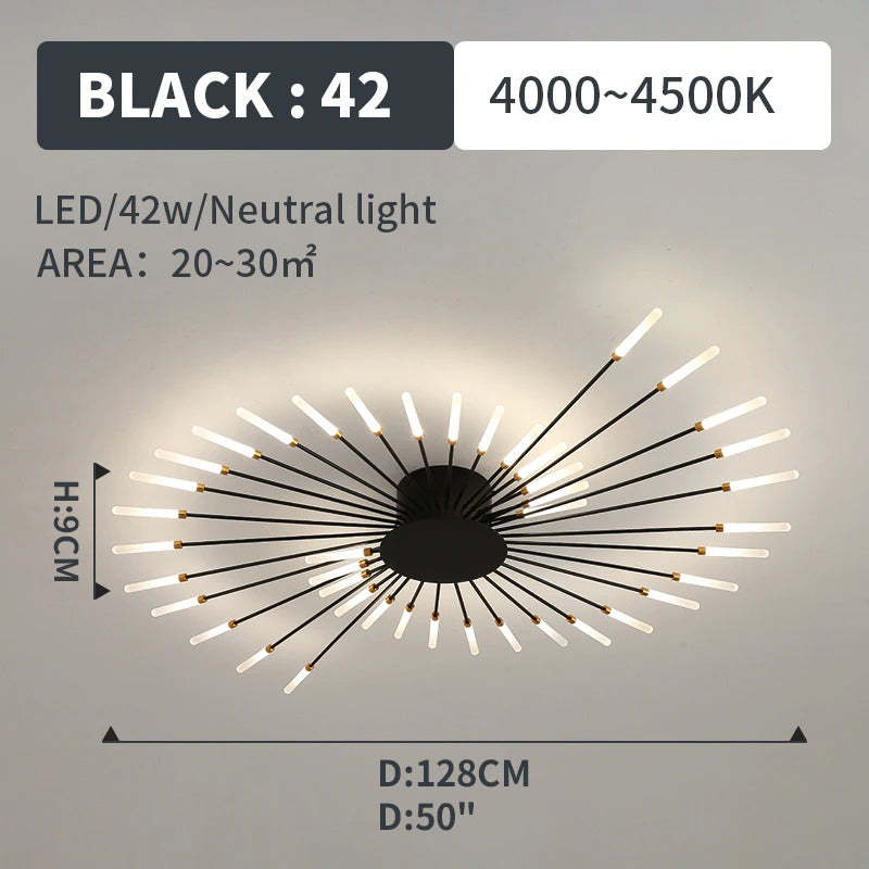 Lumen Fireworks LED Ceiling Light