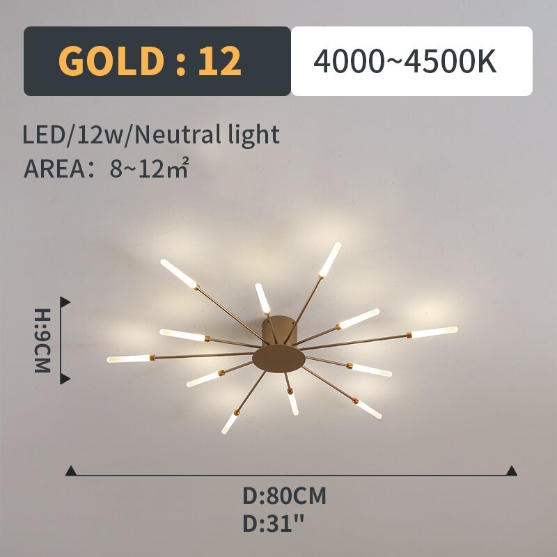 Lumen Fireworks LED Ceiling Light