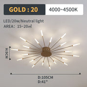 Lumen Fireworks LED Ceiling Light