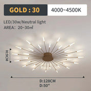 Lumen Fireworks LED Ceiling Light