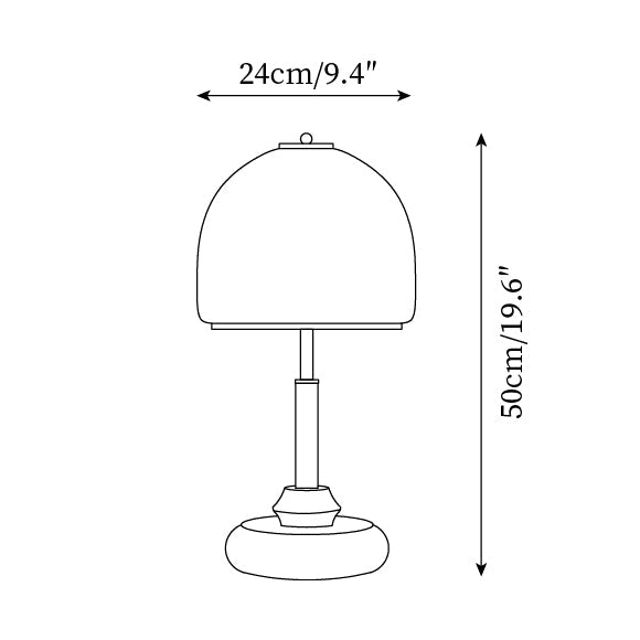 Lumen Velora Sculpted Table Lamp