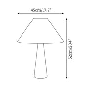 Lumen Lulu Travertine Table Lamp