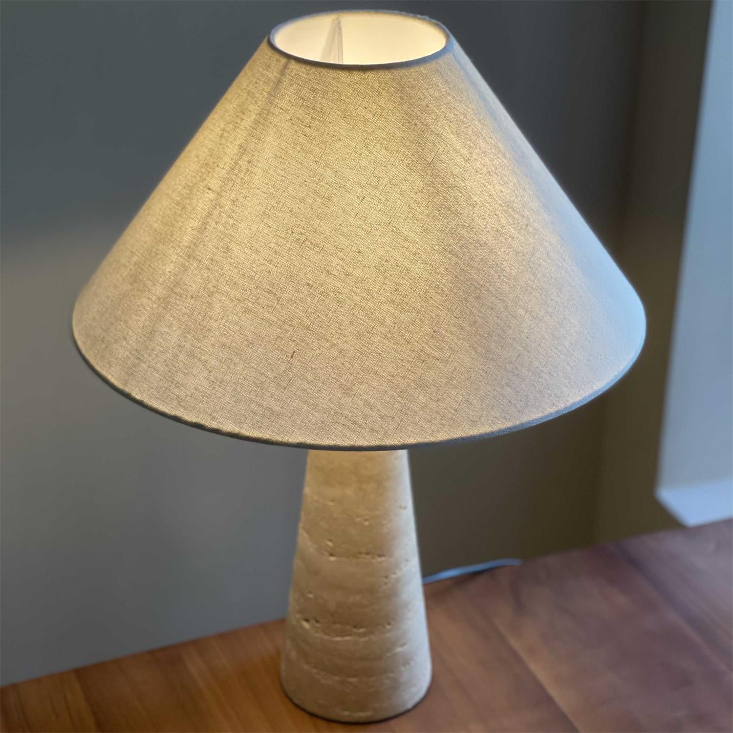 Lumen Lulu Travertine Table Lamp