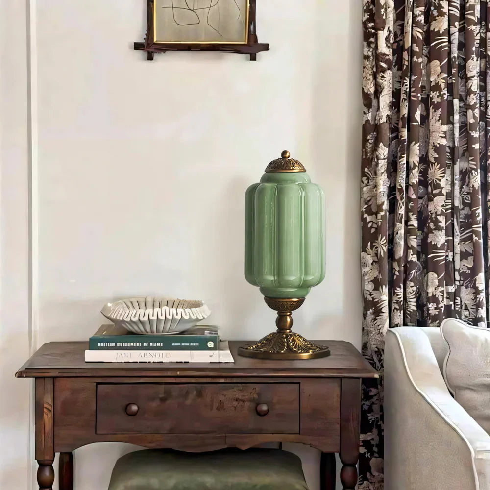 Lumen French Cream Glass Table Lamp