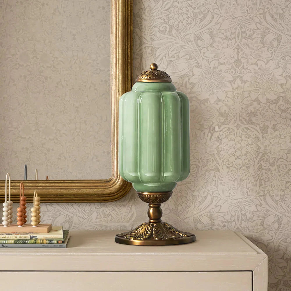 Lumen French Cream Glass Table Lamp