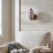 Lumen Eloise Milk Glass Wall Sconce