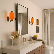 Lumen Eloise Milk Glass Wall Sconce