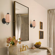 Lumen Eloise Milk Glass Wall Sconce