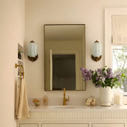 Lumen Eloise Milk Glass Wall Sconce