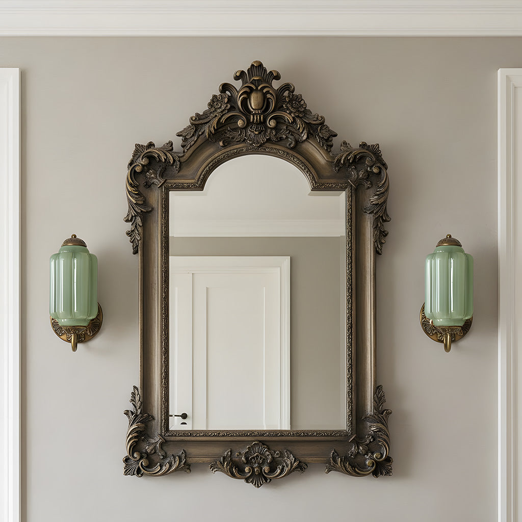 Lumen Eloise Milk Glass Wall Sconce