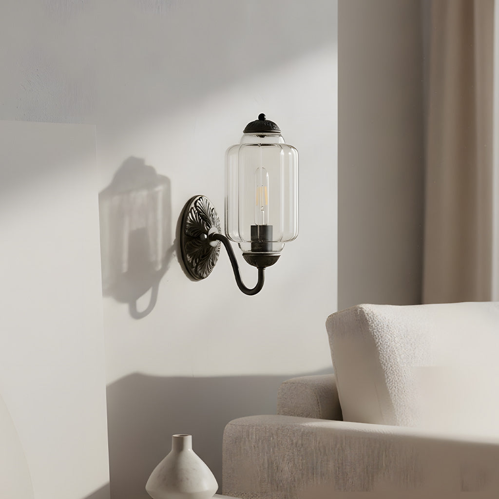 Lumen Eloise Milk Glass Wall Sconce