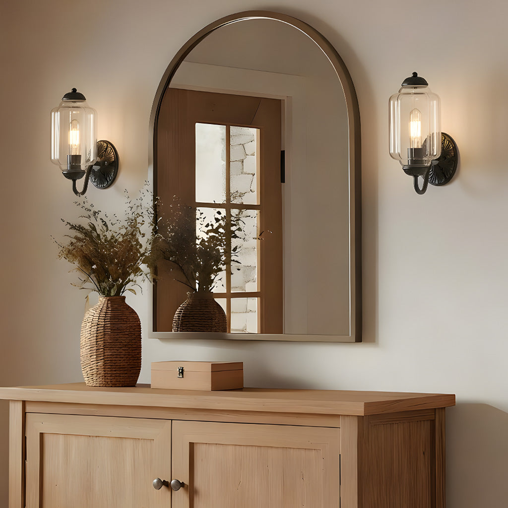 Lumen Eloise Milk Glass Wall Sconce