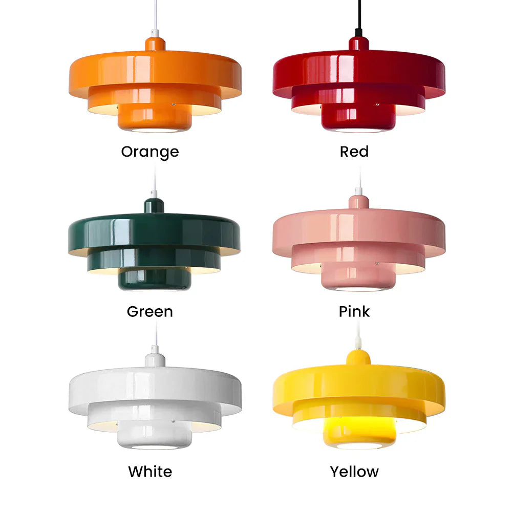 Lumen Bauhaus Three Tier Pendant Light