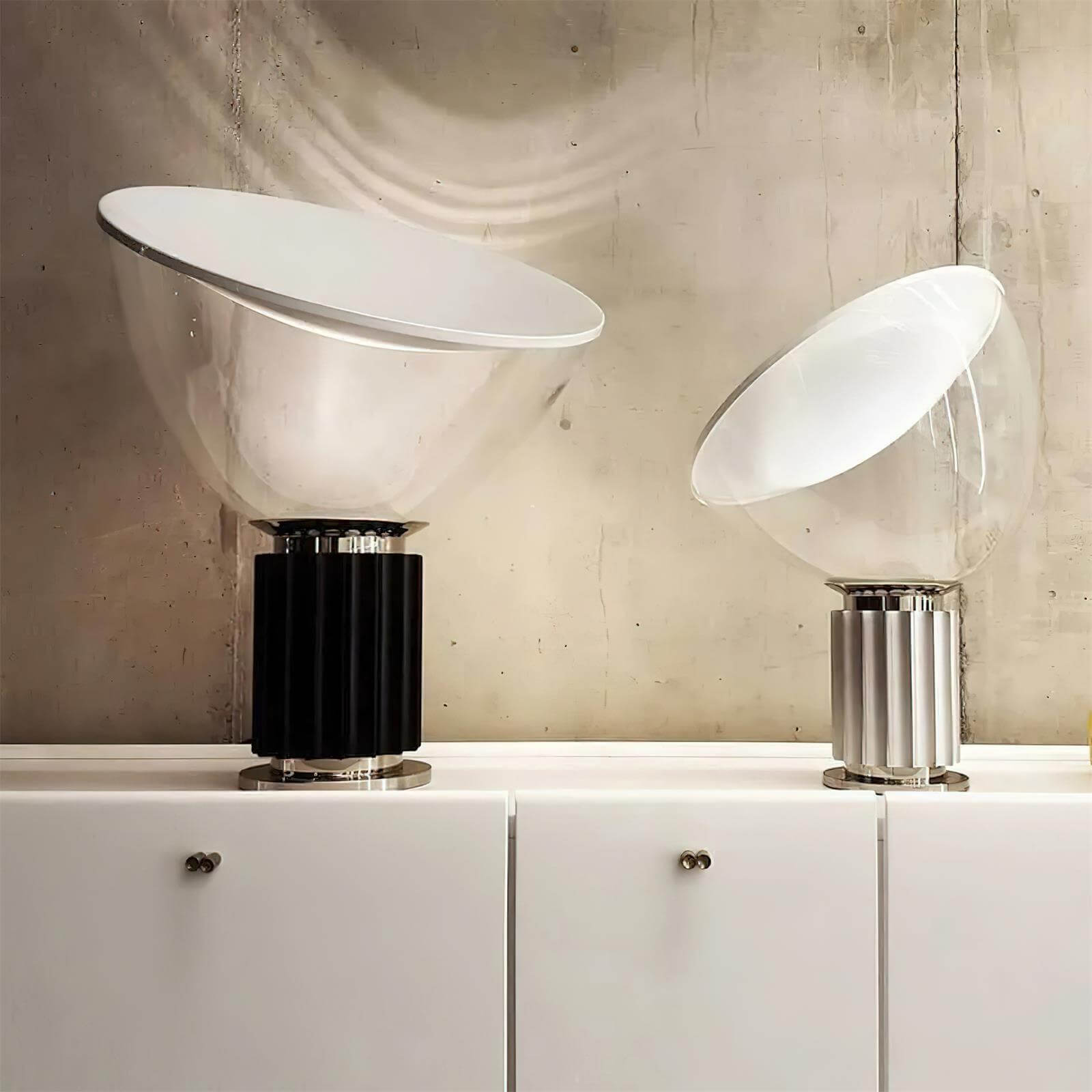 Lumen Glass Disc Table Lamp