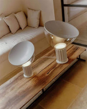 Lumen Glass Disc Table Lamp