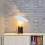 Lumen Glass Disc Table Lamp