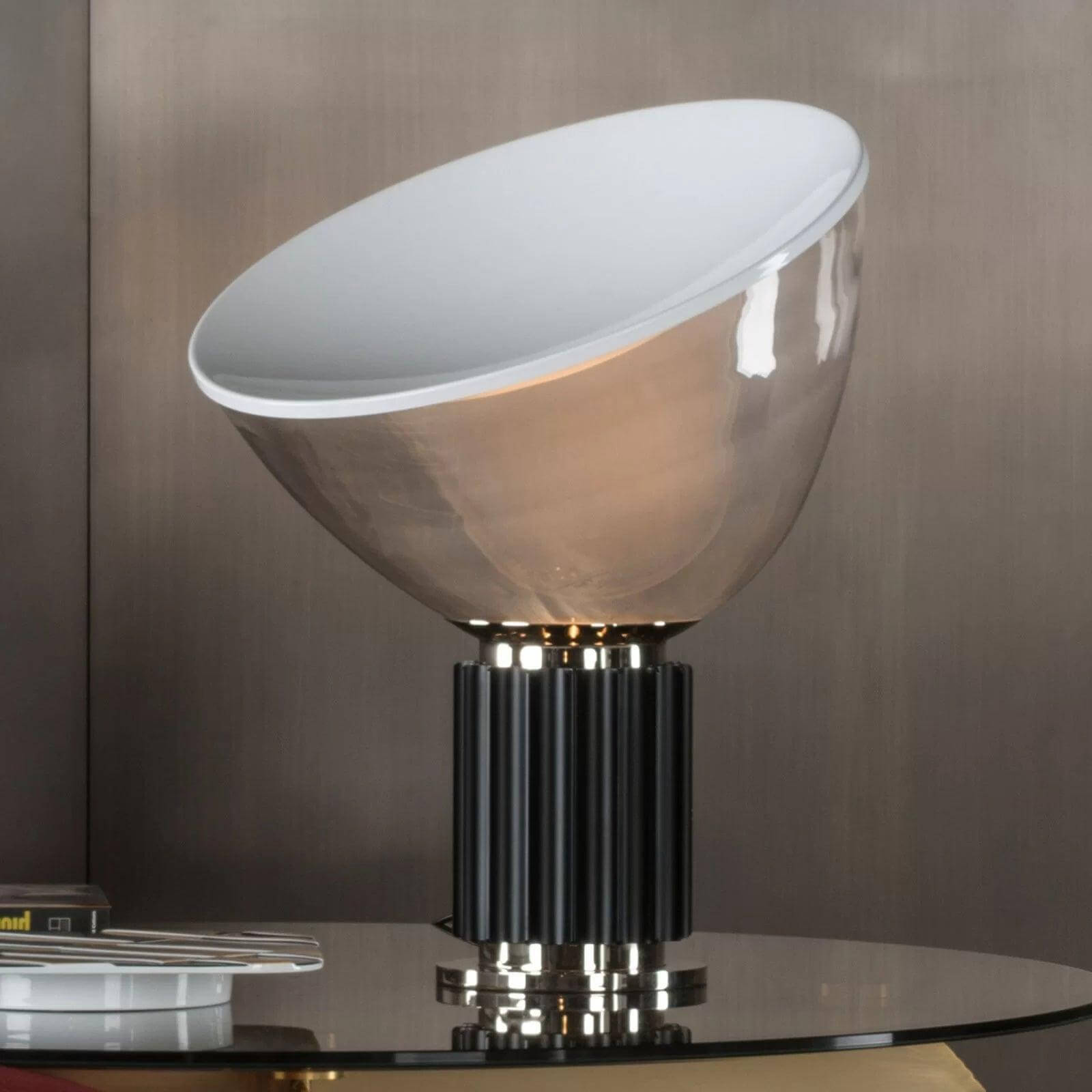 Lumen Glass Disc Table Lamp
