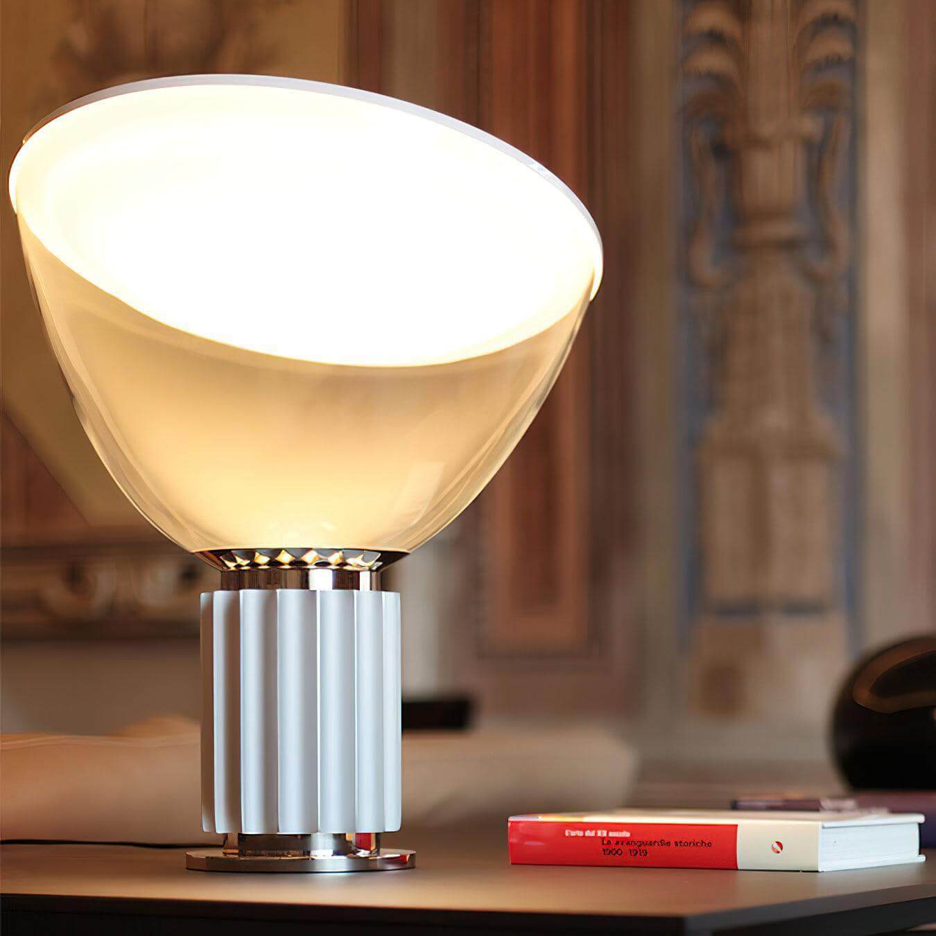 Lumen Glass Disc Table Lamp
