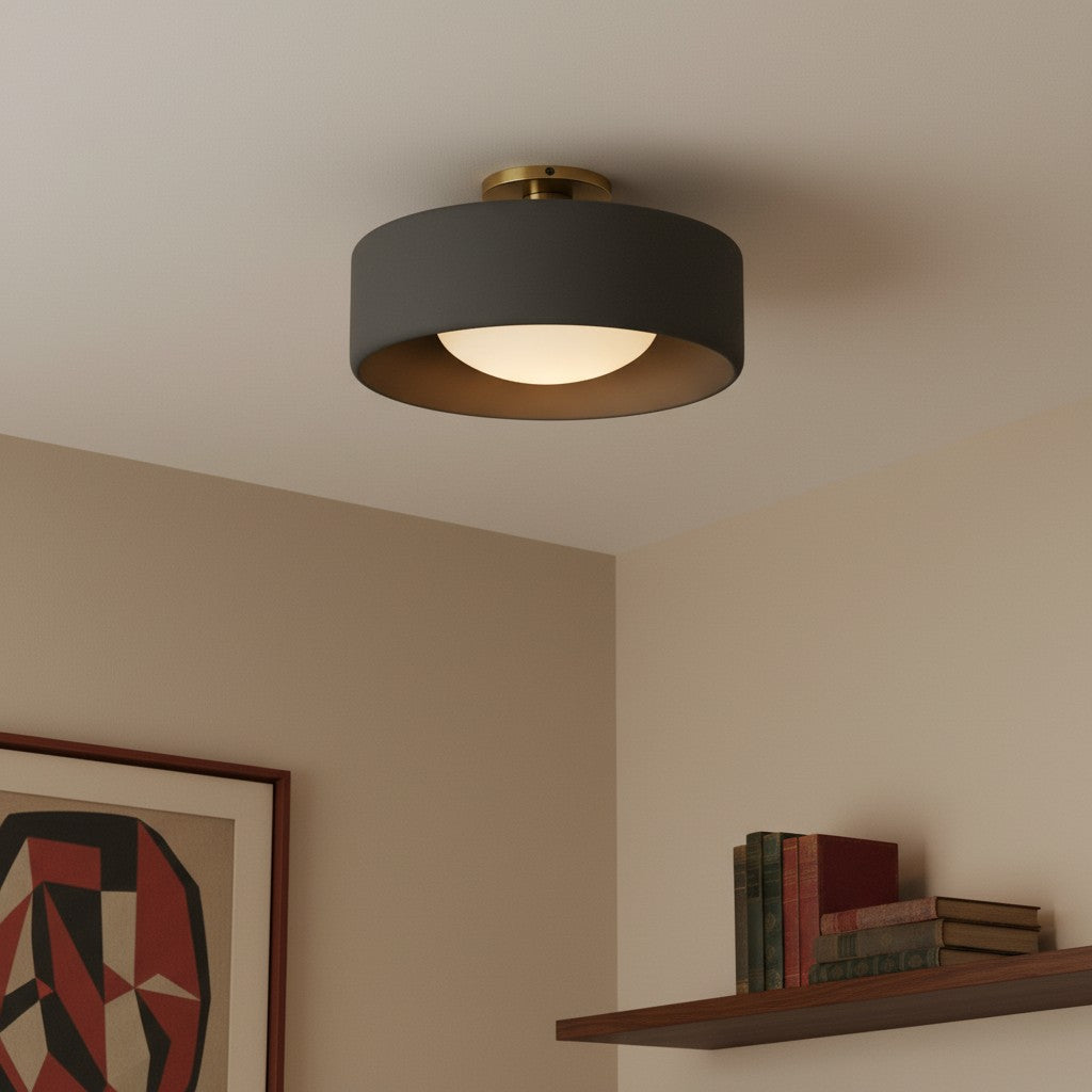 Lumen Porcelain Ceiling Light