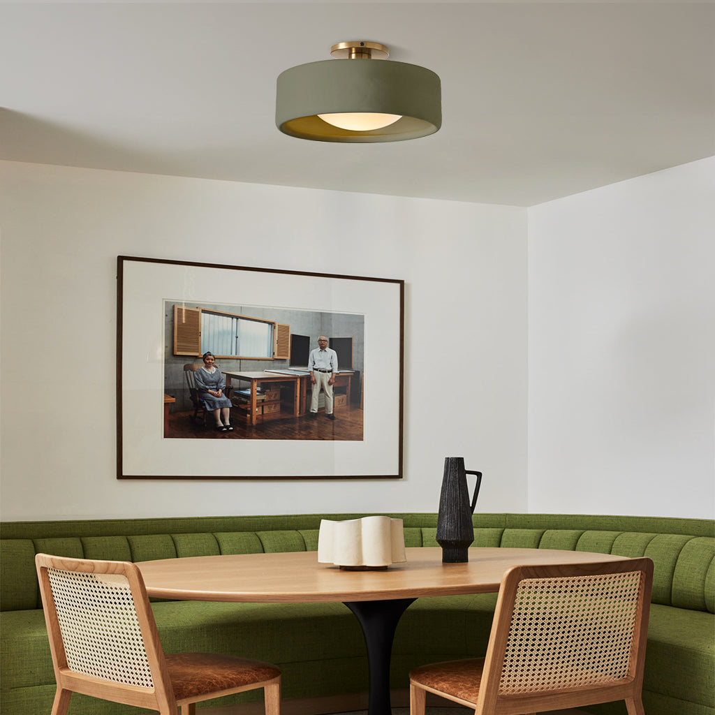 Lumen Porcelain Ceiling Light