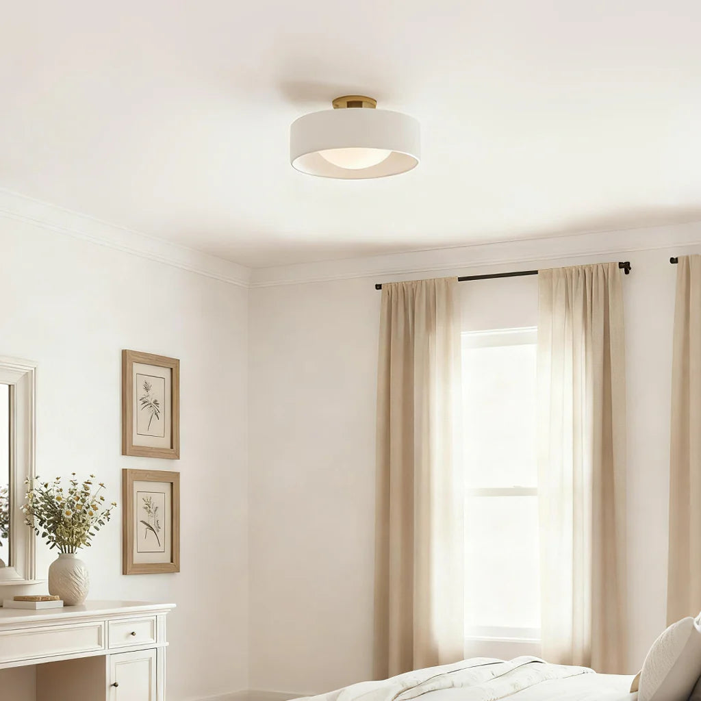 Lumen Porcelain Ceiling Light