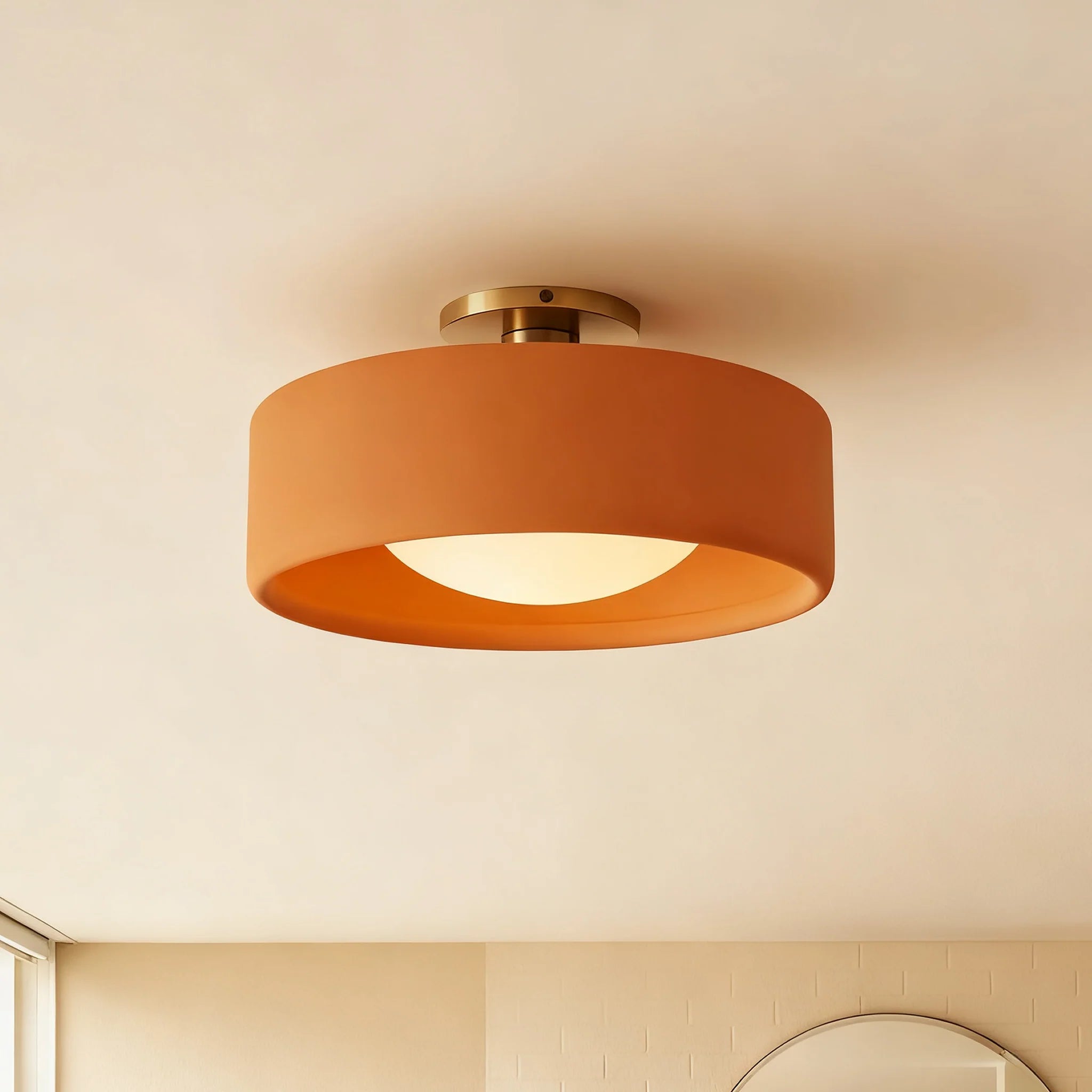 Lumen Porcelain Ceiling Light
