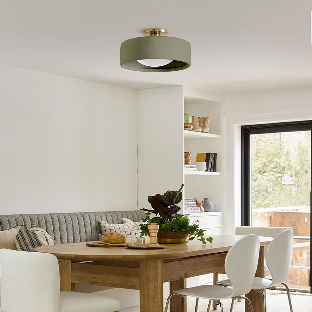 Lumen Porcelain Ceiling Light