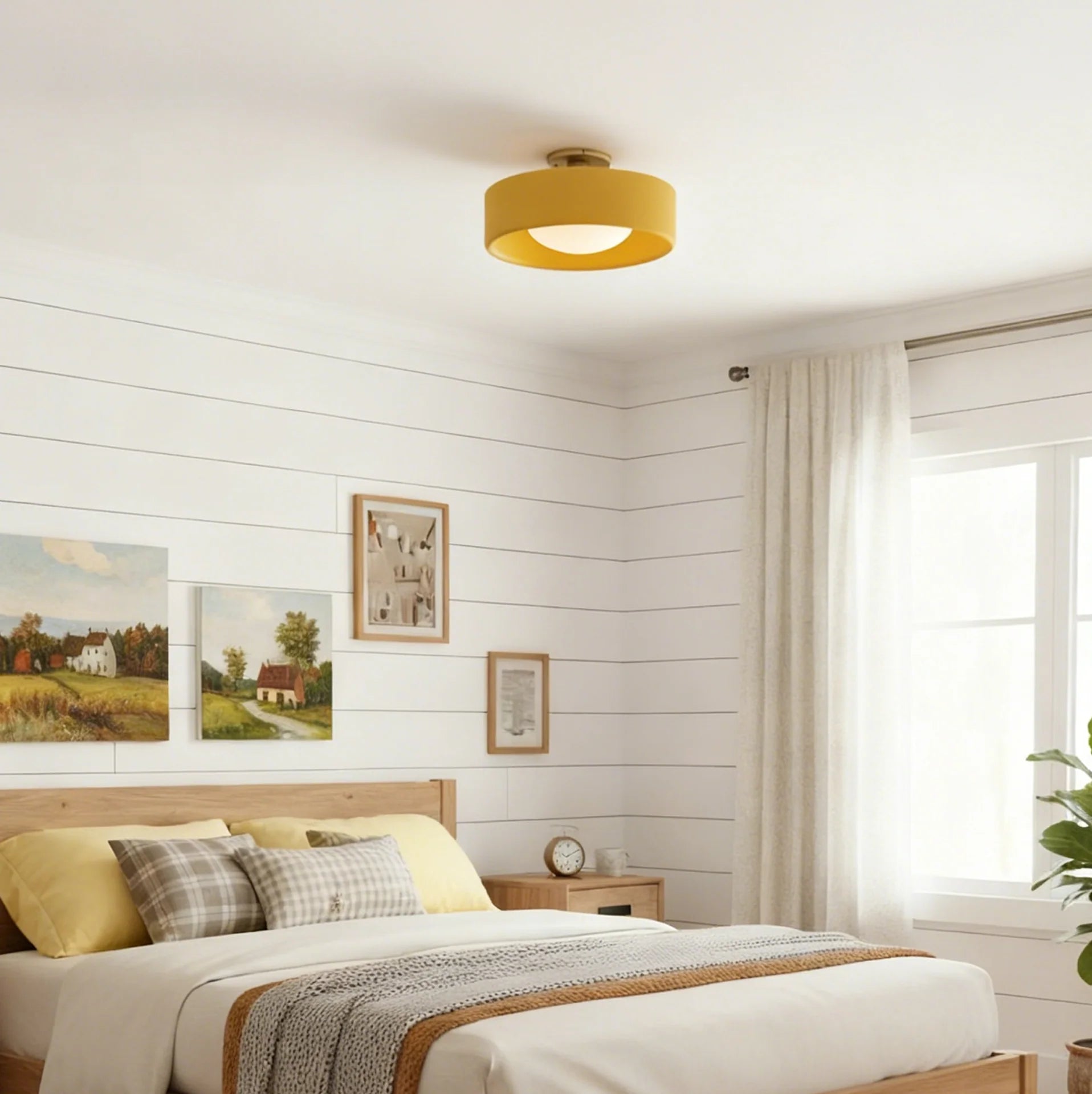 Lumen Porcelain Ceiling Light