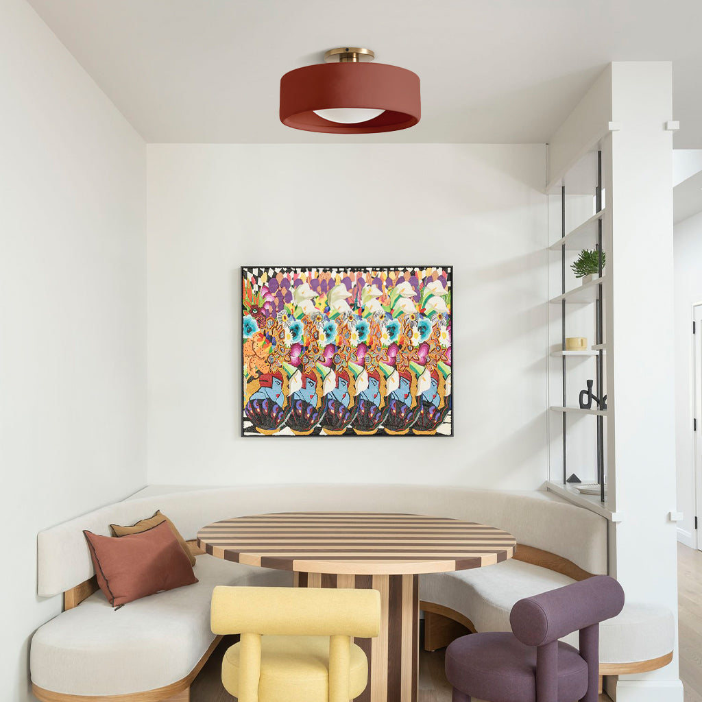 Lumen Porcelain Ceiling Light