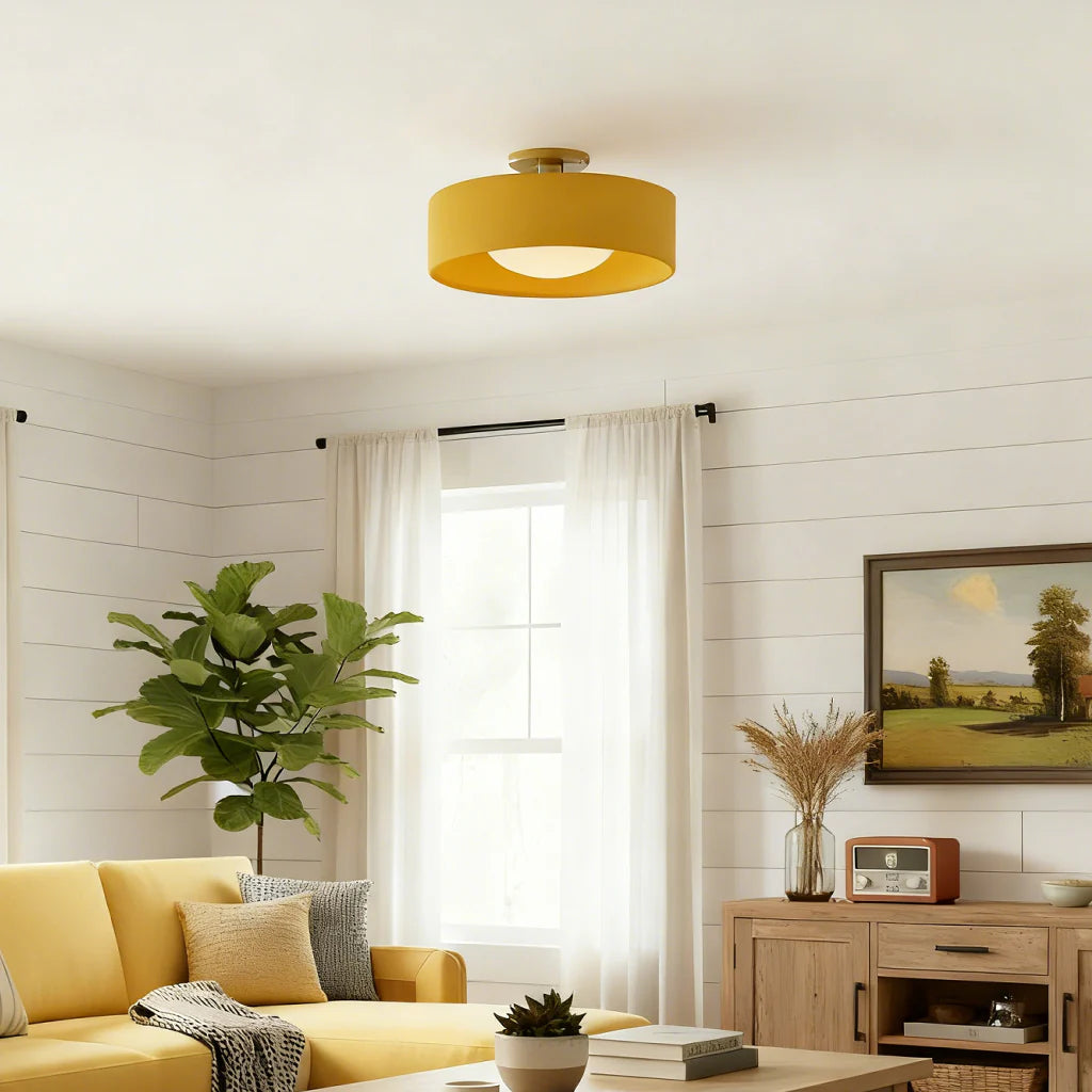 Lumen Porcelain Ceiling Light