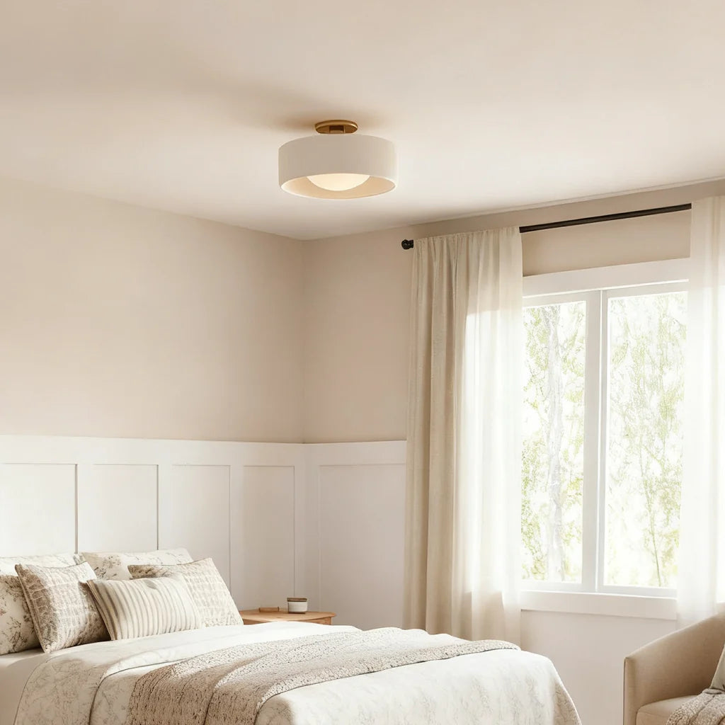 Lumen Porcelain Ceiling Light