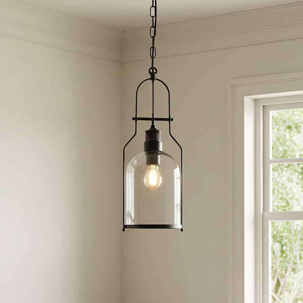 Lumen Morris Metal Glass Pendant