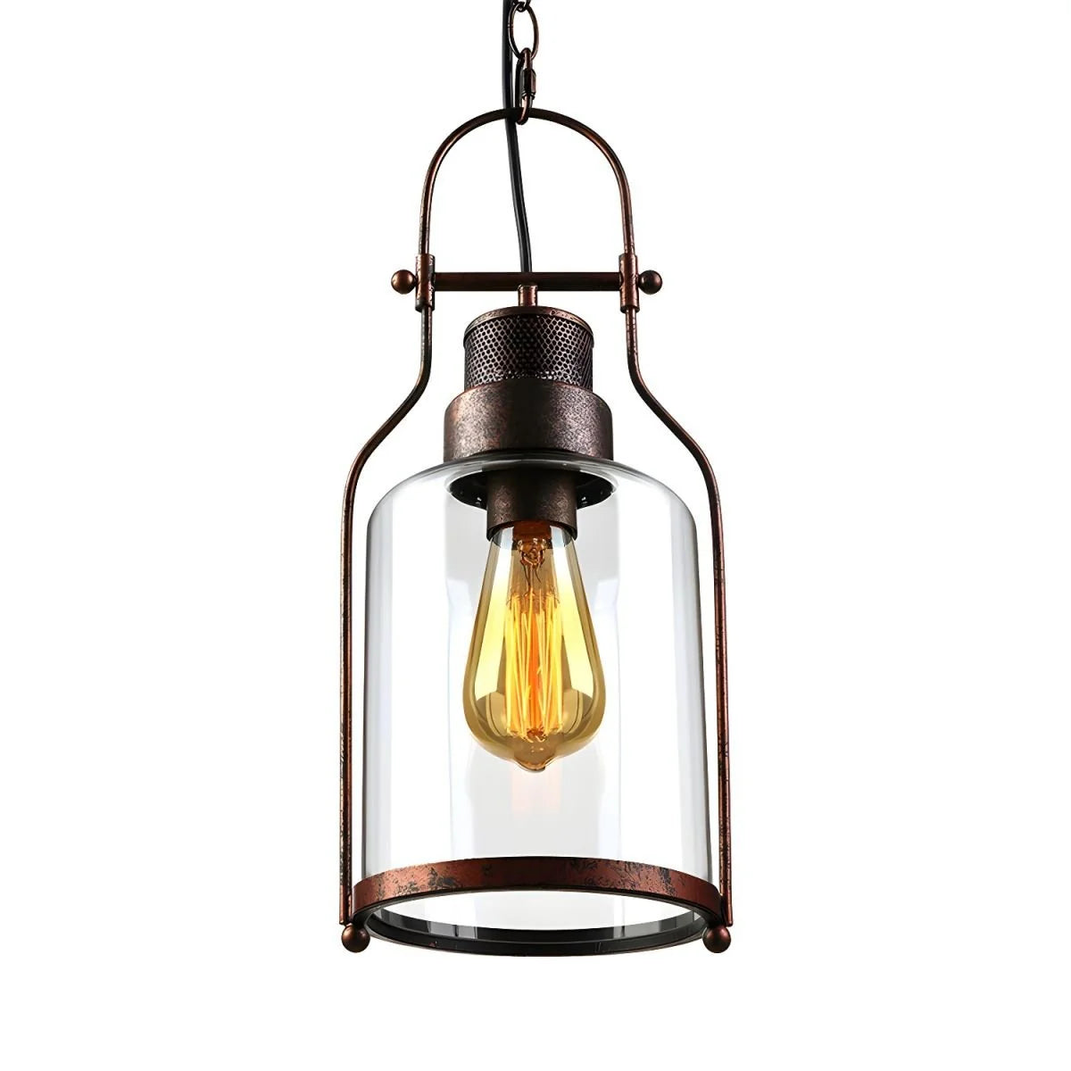 Lumen Morris Metal Glass Pendant