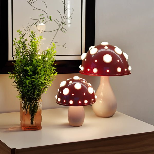 Lumen Amanita Mushroom Table Lamp
