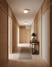Lumen Mylie Travertine Ceiling Lamp