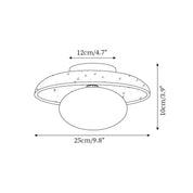 Lumen Mylie Travertine Ceiling Lamp
