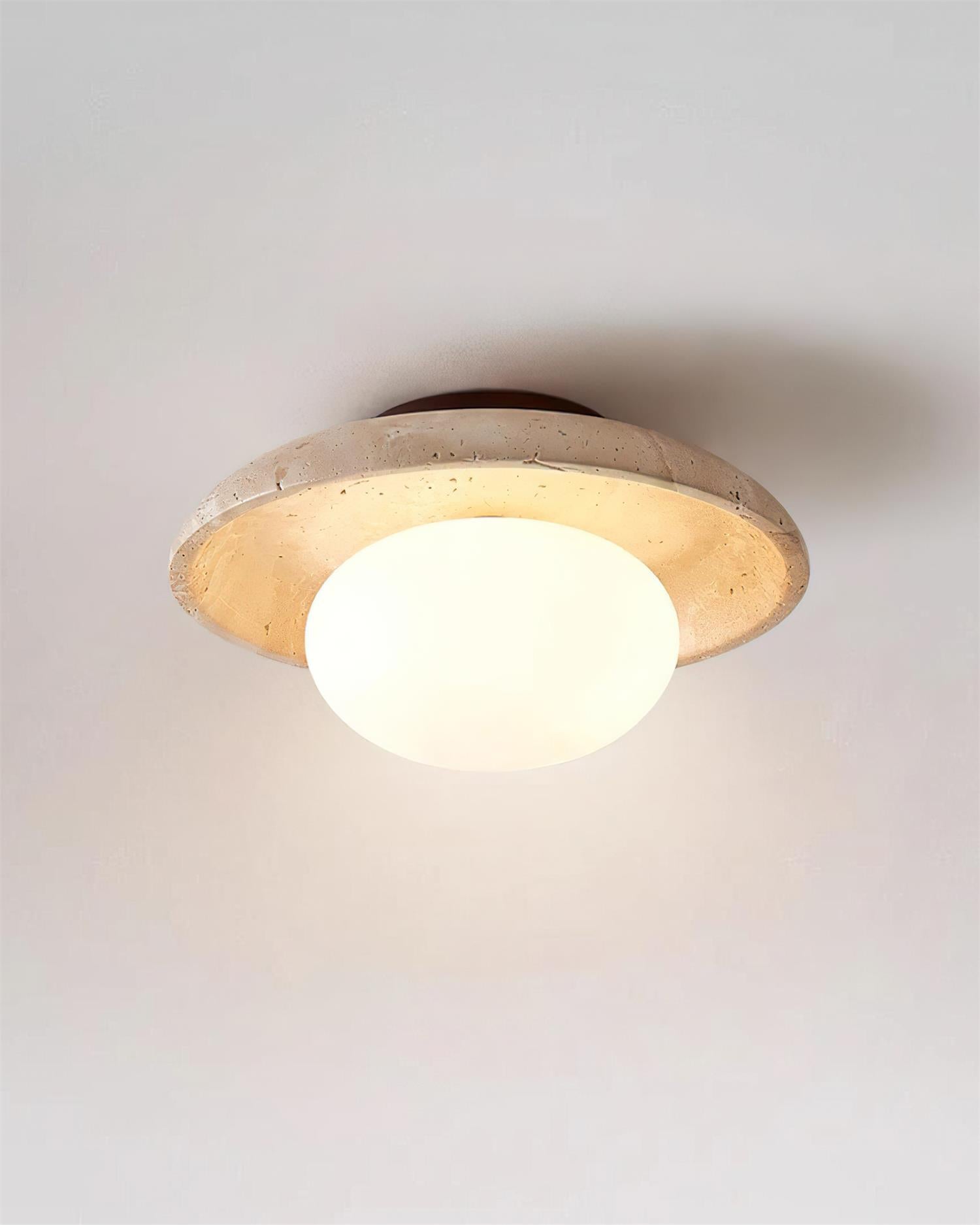 Lumen Mylie Travertine Ceiling Lamp