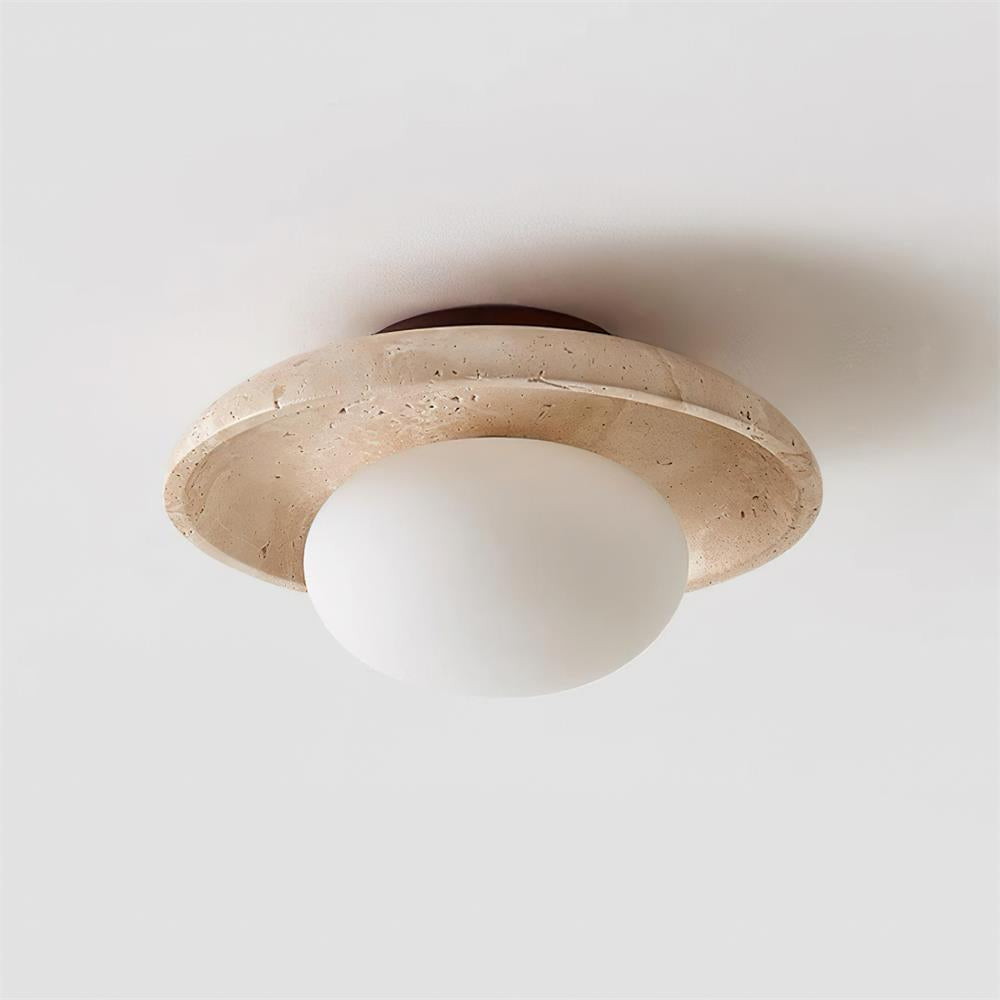 Lumen Mylie Travertine Ceiling Lamp