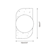 Lumen Neptune Travertine Wall Lamp