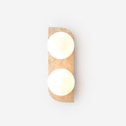 Lumen Neptune Travertine Wall Lamp