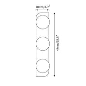 Lumen Neptune Travertine Wall Lamp