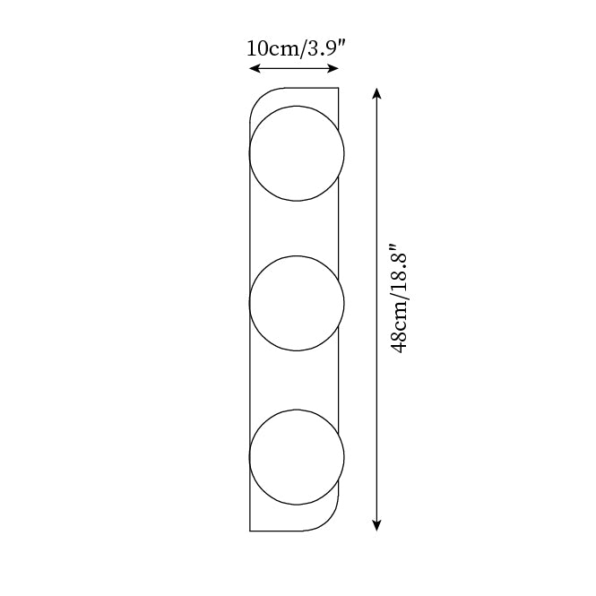 Lumen Neptune Travertine Wall Lamp