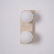 Lumen Neptune Travertine Wall Lamp