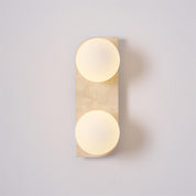 Lumen Neptune Travertine Wall Lamp