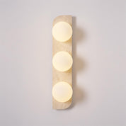 Lumen Neptune Travertine Wall Lamp